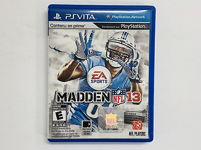 #ad Madden NFL 13 Sony PlayStation VITA French Cover FREE SHPPING