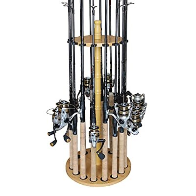 #ad Fishing Rod Holders Holds up to 16 Rods Storage Organizer