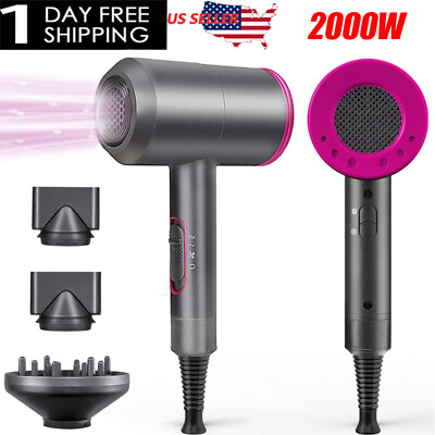 #ad 2000W Professional Ionic Hair Blow Dryer Fast Drying Portable Travel Hair Care