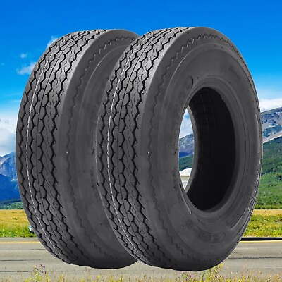 #ad Set 2 4.80 8 Boat Trailer Tires 6Ply 4.80x8 4.8 8 480 8 Load Range C Replacement
