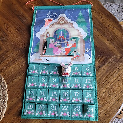 #ad Vintage Avon 1987 Countdown To Christmas Advent Calendar With Original Mouse