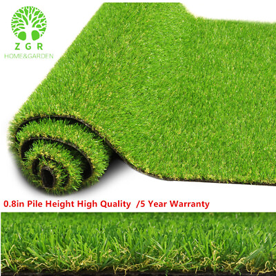 #ad 20ftx8ft Artificial Grass Turf Area Rug Indoor Outdoor Carpet Balcony GardenDeck