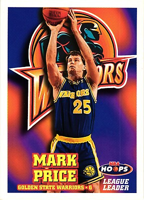 #ad 1996 97 NBA Hoops #8 Mark Price Golden State Warriors League Leaders