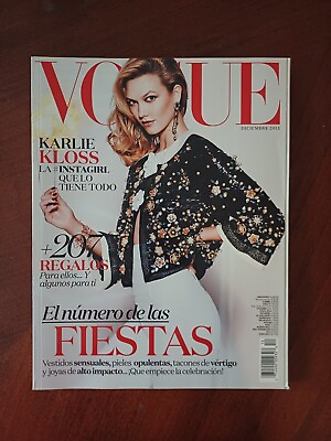 #ad Vogue Latin America December Deceimbre 2015 Karlie Kloss Spanish Español