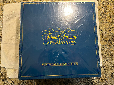 #ad Trivial Pursuit Master GAME Genus Edition Horn Abbot Vintage New Sealed READ