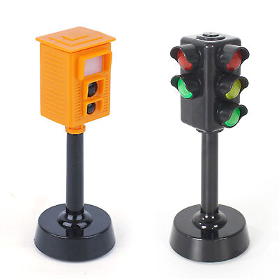 #ad Mini Road Safety Traffic Light Plastic Model Kids Children#x27;s Educational Toy