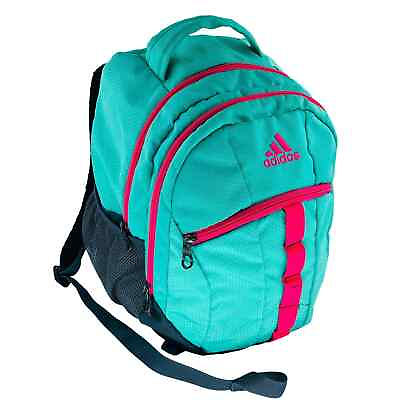 #ad Adidas Backpack Load Spring Large Teal And Pink Ruchsack Girls School Hiking