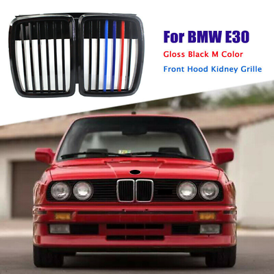 1Pcs Car Front Hood Kidney Grille M3 Stylish For BMW E30 Grill 3 Series 1982 94 $85.01