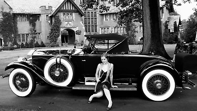 New York City Stylish Flappers photo Classy Auto 1920#x27;s Jazz Prohibition $7.89