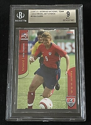 #ad MIA HAMM 2004 Gold Medal Set Choice USA Women’s National Soccer Team MINT BGS 9