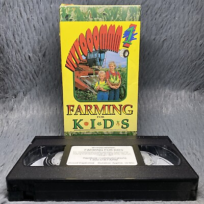 #ad Vrrrooommm: Farming for Kids VHS Tape 1999 Children’s Educational Imagination