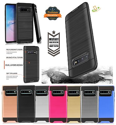 #ad For Coolpad Legacy Brisa Case Brushed Slim Hybrid Dual Layer Armor Rugged Cover