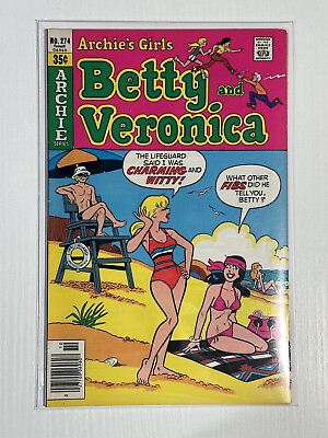 #ad Archie#x27;s Girls Betty amp; Veronica 1978 Issue 274 Good Girl Cover Dan Decarlo Art