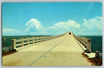 #ad Postcard Overseas Highway to Key West Florida