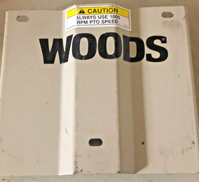 #ad Woods Part #30420. L59S Mower REAR BELT SHIELD amp; TOP SHIELD BRACKET