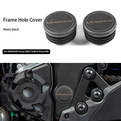 #ad Motorcycle Frame Hole Cover Caps Plugs For KAWASAKI Versys1000 Z1000SX Ninja1000