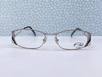 #ad Flair Eyeglasses Frames woman Gold Oval Rectangular Titanium 289