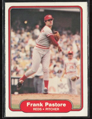 #ad 1982 Fleer #80 Frank Pastore Cincinnati Reds