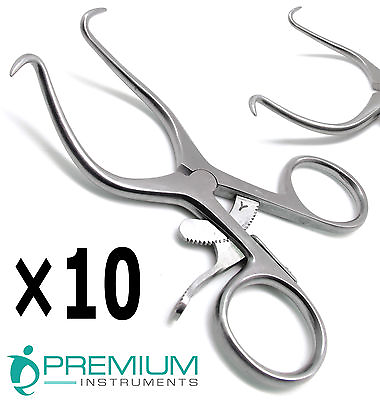 #ad 10× Dental Gelpi Retractor 3.5quot; 89cm Sharp Point Surgical Veterinary New Tools
