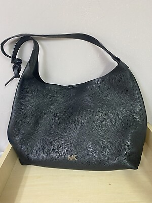 #ad Michael Kors Leather Hobo Bag