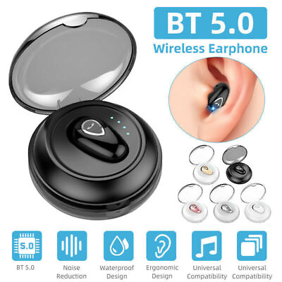#ad TWS Wireless Earphones Stereo Headphones Mini Headset Earbuds for Bluetooth 5.0
