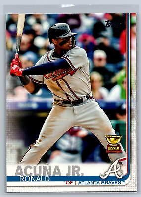 #ad 2019 Topps #1 Ronald Acuña Jr. Rookie Cup
