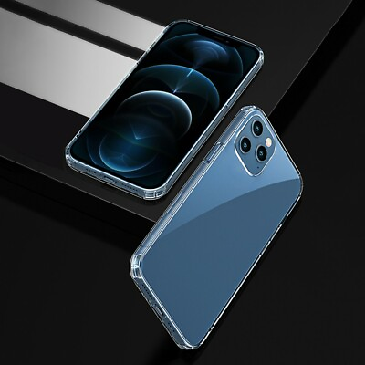 #ad Transparent Shock Proof Mobile Phone Clear Case Airbag Cellphone Soft TPU Cover