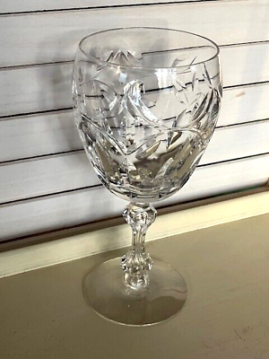 #ad Set of 6 Vintage Tiffin Franciscan Royal Splendor Crystal Wine Water Glasses