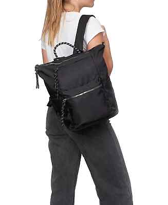 #ad Urban Originals Woman#x27;s Wild Horses Backpack Bag Muti Pockets Black