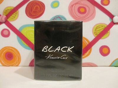 KENNETH COLE BLACK EAU DE TOILETTE SPRAY 1.7 OZ SEALED BOX $28.00