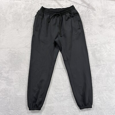 #ad Nike Pants Mens Large Dri Fit Performance Sweatpants Tapered Black