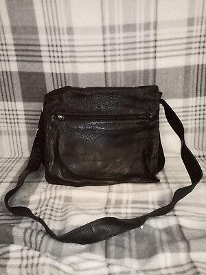 #ad Vintage Fossil Purse Shoulder Bag # 75082 black
