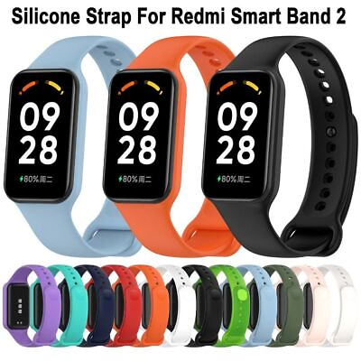 #ad Wrist Strap Sport Silicone Replacement Bracelet Strap For Redmi Smart Band 2