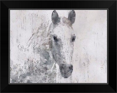 #ad Dapple Horse I Black Framed Wall Art Print Horse Home Decor