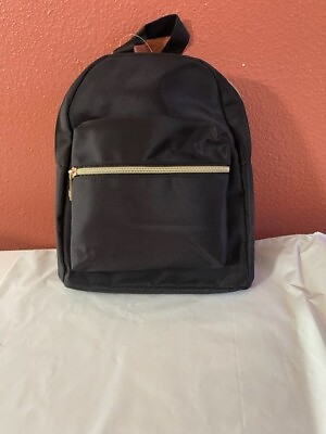 #ad Backpack Purse small size black 10 in length 9 in wide Brand New