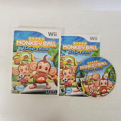 #ad Super Monkey Ball Step amp; Roll Nintendo Wii Complete Fast Shipping