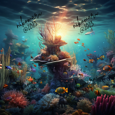 #ad Digital Image Picture Photo Wallpaper Background Desktop Art The world of sea