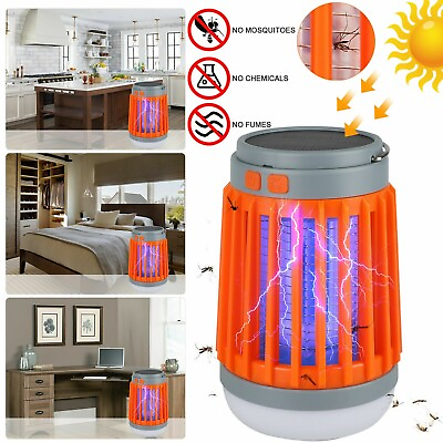 #ad Solar USB Mosquito Killer Light Electronic Fly Bug Insect Zapper Trap Pest Lamp
