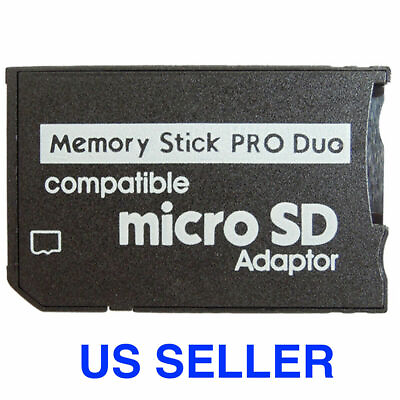 #ad For Sony and PSP Series Micro SD SDHC TF to Memory Stick MS Pro Duo PSP Adapter