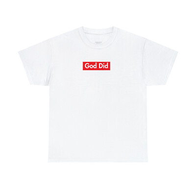 #ad God Did T shirt We The Best Red Box logo x over hyped Tshirt hip hop