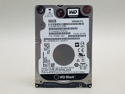 #ad Western Digital WD Black WD5000LPLX 500 GB 2.5 in SATA III Hard Drive