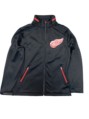 #ad Detroit Red Wings Fanatics Authentic Pro Rinkside Men’s M Full Zip Jacket NWT