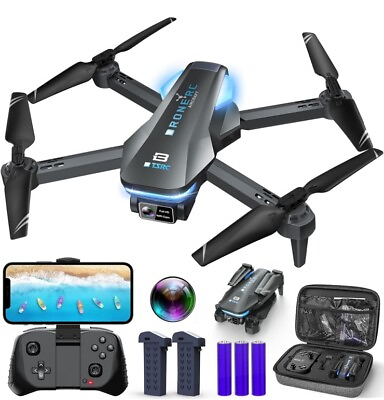 #ad Drone With Camera 1080p Hd Fpv Foldable Drone For Beginners And Kids Quadcopter