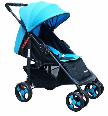 #ad ADELINA Designer Sporty Lightweight Stroller BLUE Baby Strollers Travel Child