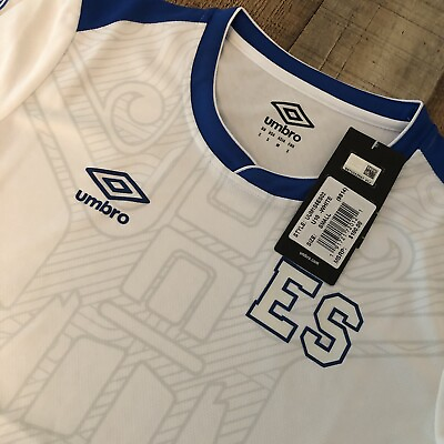 #ad New Umbro EL Salvador ES Soccer Goalie Jersey Long Sleeve Mens Size S $100