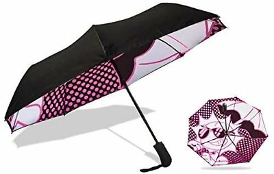 #ad Rain UVDAY Auto Open Close Rain UV Protection Travel Compact Folding Umbrella