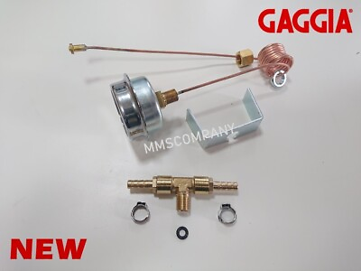 #ad Gaggia Parts Pressure Gauge Manometer Mod Kit Ø 41mm for Classic V2 and V3