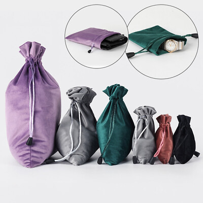 #ad Velvet Packing Drawstring Pouch Jewelry Storage Bags For Wedding Party Gift Bag