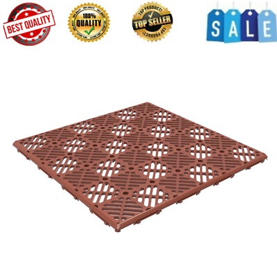 #ad 6 Pack Interlocking Deck Tiles VERSATILE USE 11.5quot; X 11.5quot; Fade resistant New