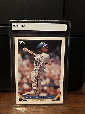 #ad 1993 Topps Robin Yount Baseball Card #1 Nm Mint FREE SHIPPING